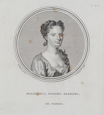 Francesca Cuzzoni Sandoni, from 